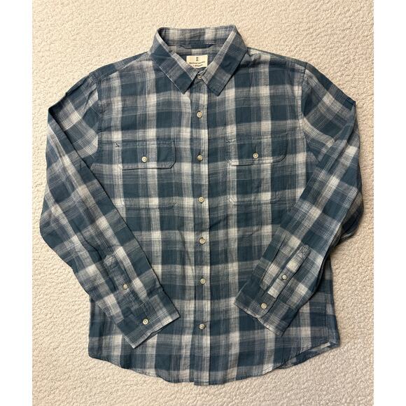 NWT* Mutual Weave Mens Long Sleeve Plaid Flannel Large - Picture 1 of 8